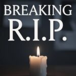 Thriving Pastor DEAD—Diagnosis Came Without Warning… A lit candle with the text 'BREAKING R.I.P.' above it