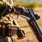 Oregon’s NEW PEACE Act Criminalizes Dinner… Person loading a double-barreled shotgun with a belt of shotgun shells