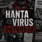 Graphic depicting Hanta virus outbreak with warnings and images of affected areas