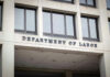 Building facade with DEPARTMENT OF LABOR signage