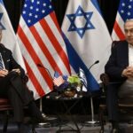 The Defense Bill Provision That Could Hard-Wire Israel Into America’s Military Two political leaders seated with flags in the background