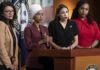 Black Conservative Shuts Down CNN Panel Four women politicians speaking at a press conference
