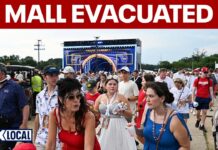 National Mall evacuated due to threat of thunderstorms