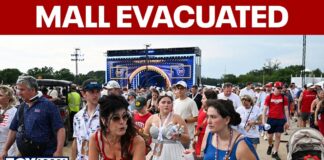 National Mall evacuated due to threat of thunderstorms