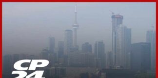 Wildfire smoke blankets the GTA, causing poor air quality and GO Transit schedule delays