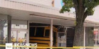 School bus carrying Maryland School for the Blind students crashes in Baltimore County