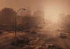 Evacuate South—Then Boom: Data Exposes Strikes Desolate city street with ruined buildings and abandoned cars.