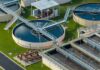 Drinking Water Shock: What’s Hiding? Wastewater treatment plant with circular clarifiers and aeration tanks