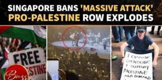 'Massive Attack' FROZEN OUT OF SINGAPORE After Palestine Flag Controversy