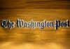 Arbitrator Says Washington Post Went Too Far The Washington Post logo on a wooden wall