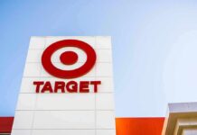 Target Brawl Erupts — Cameras Rolling Target store exterior sign with red bullseye logo