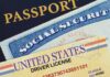 Stack of U.S. identification documents