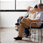 Terrifying Spike Hits 25 – 44 – Not A Blip people sitting in a waiting room