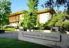 California Institute of Technology campus building with trees