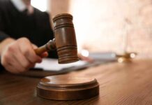 Patriotism Mic Drop From TV’s Toughest Judge Judge's gavel striking sound block on wooden desk