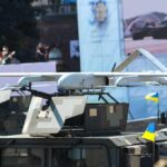New Orders Put Fighter Pilots on Alert Military drone mounted on armored vehicle