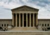 Supreme Court building with grand columns and steps