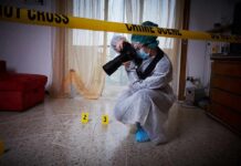 Shocking Twist: Not Hate – It’s Close to Home forensic photographer documenting indoor crime scene