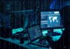 Silent PHP Bug Turns Sites Into Weapons cybersecurity analysts at workstations with code and world map on screens